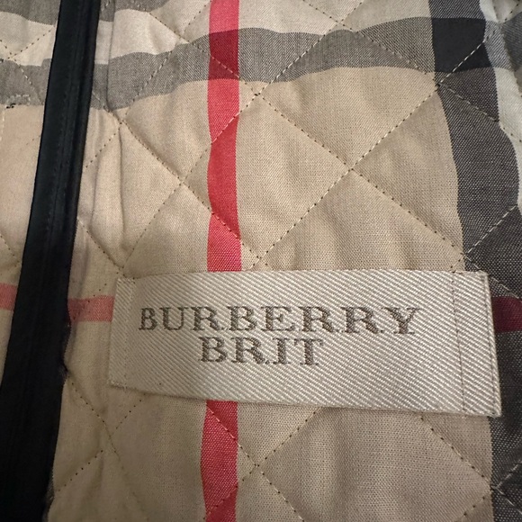 Burberry Brit Black Quilted Jacket size Small - Picture 7 of 15